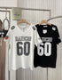 Basic Number Print Oversize T-Shirts